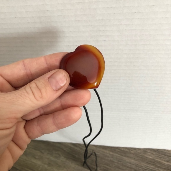 Heart Shaped Stone Necklace - Picture 12 of 13